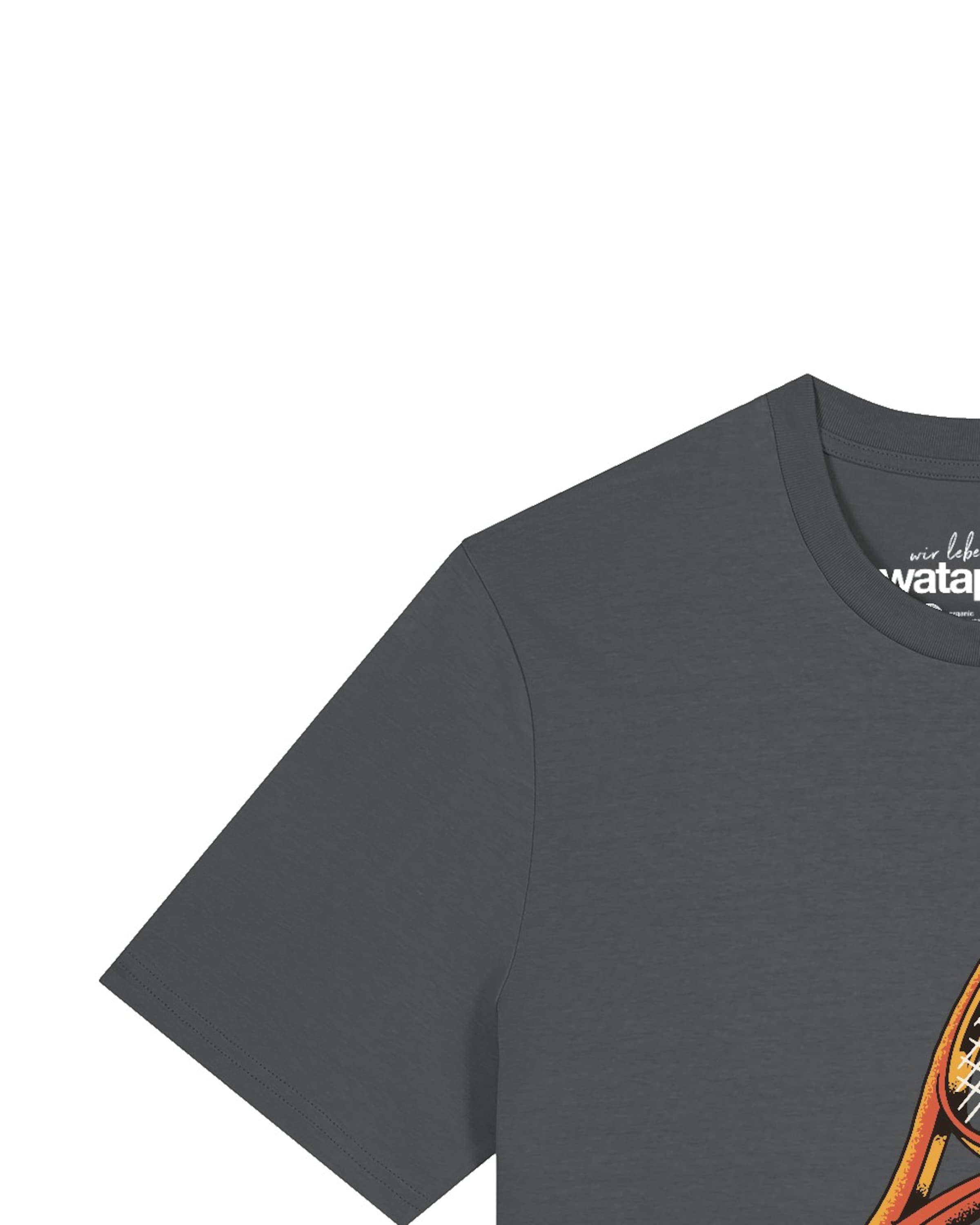 Watapparel Shirt 'Tennisschläger' in Grey
