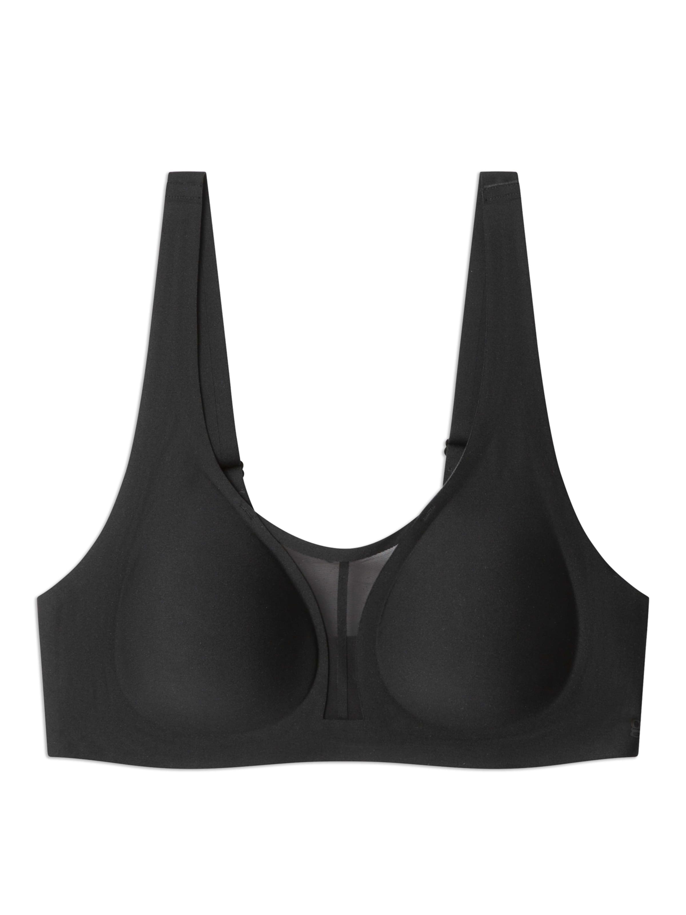 Gisela Bustier Športni nederček | črna barva: sprednja stran