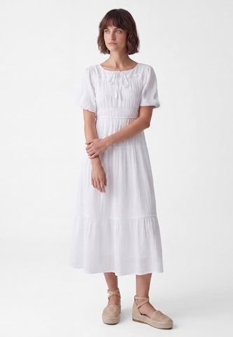 Usha - Vestido em branco: frente