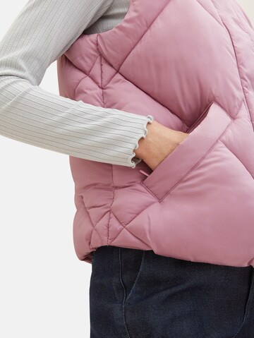 TOM TAILOR Vest in Pink