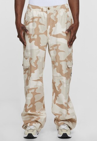 Loosefit Pantalon cargo SOUTHPOLE en beige : devant