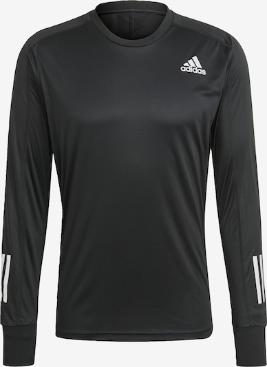 Tricou funcțional 'Own the Run' ADIDAS PERFORMANCE pe negru / alb, Vizualizare produs