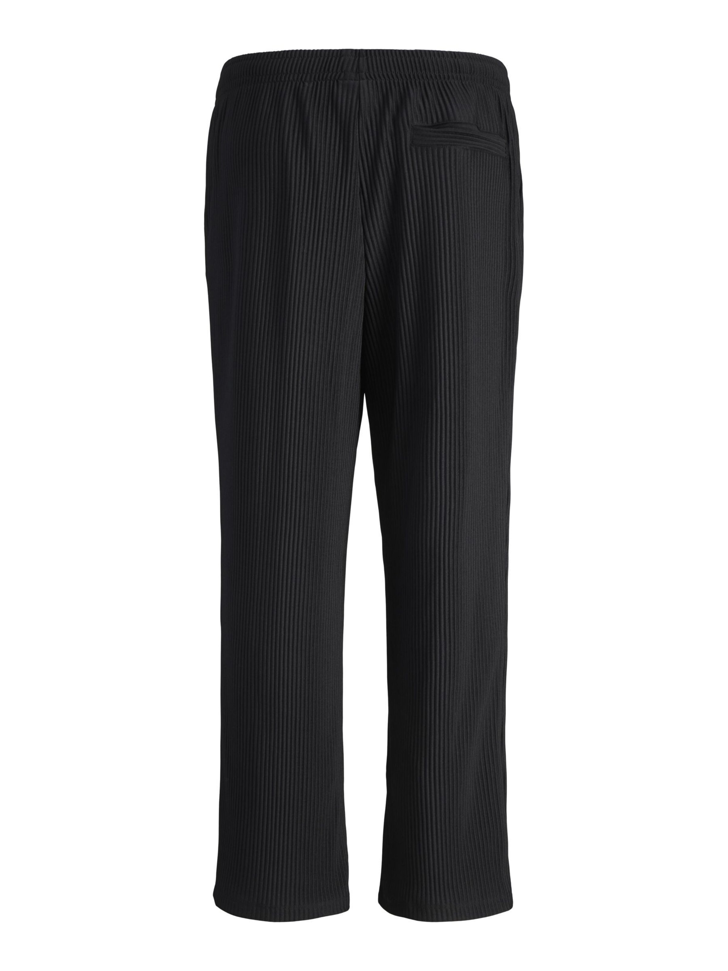 JACK & JONES regular Bukser i sort