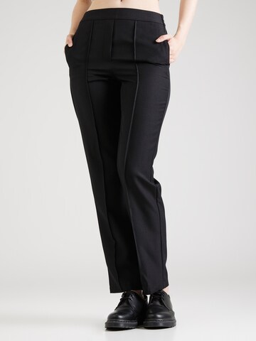 Marks & Spencer - regular Pantalón de pinzas en negro: frente
