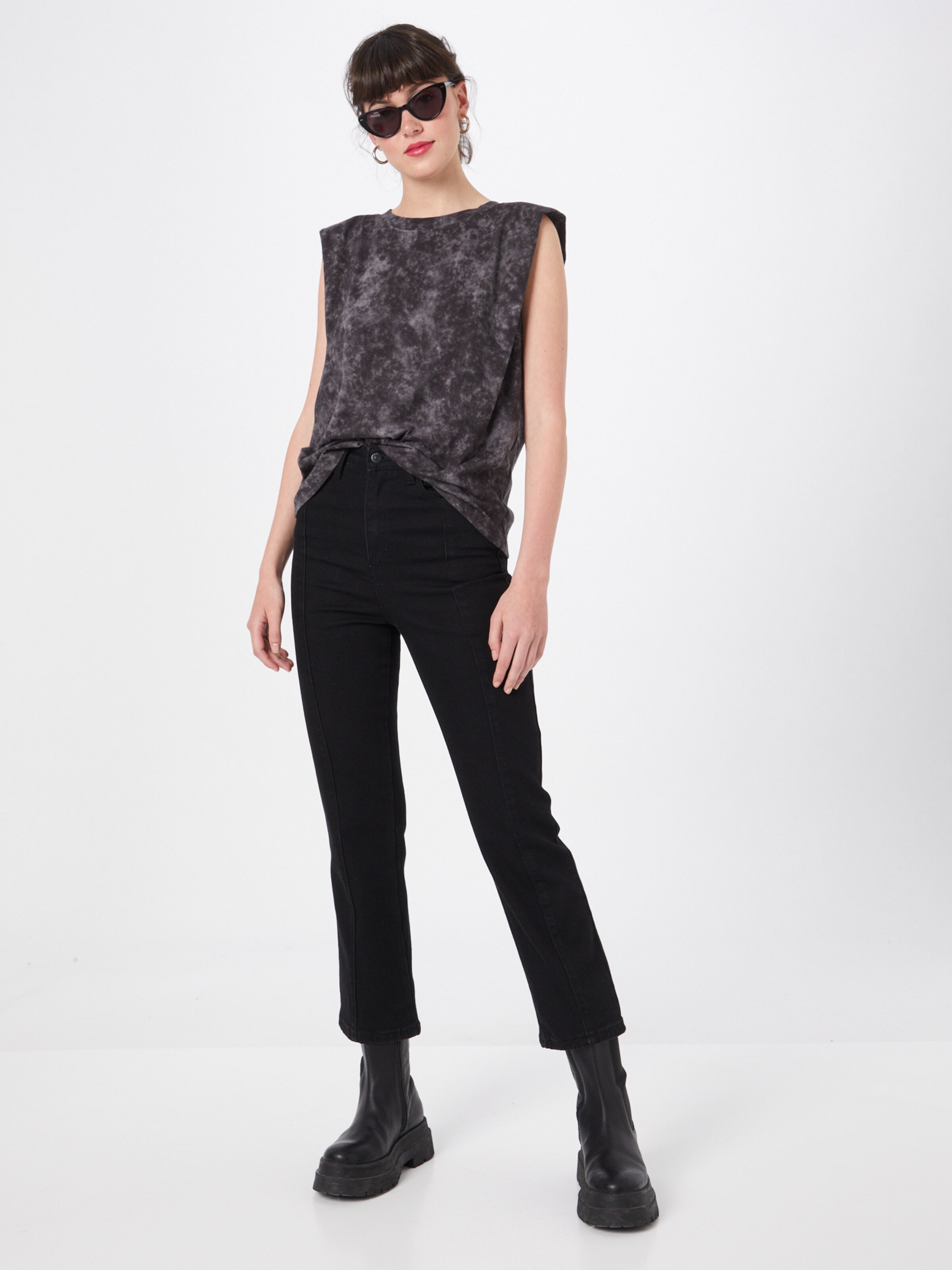 Frauen Shirts & Tops HOLLISTER Top in Schwarzmeliert - MA58156 Frauen Shirts & Tops HOLLISTER Top in Schwarzmeliert - MA58156
