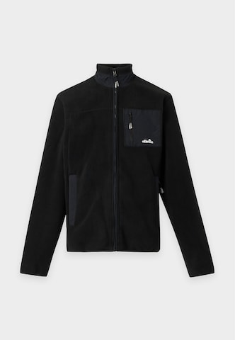 ELLESSE Fleece Jacket 'Zerano 2' in Black: front