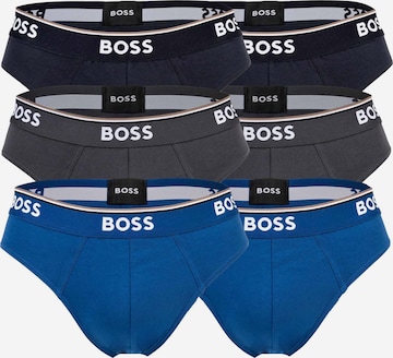 Slip BOSS en bleu : devant