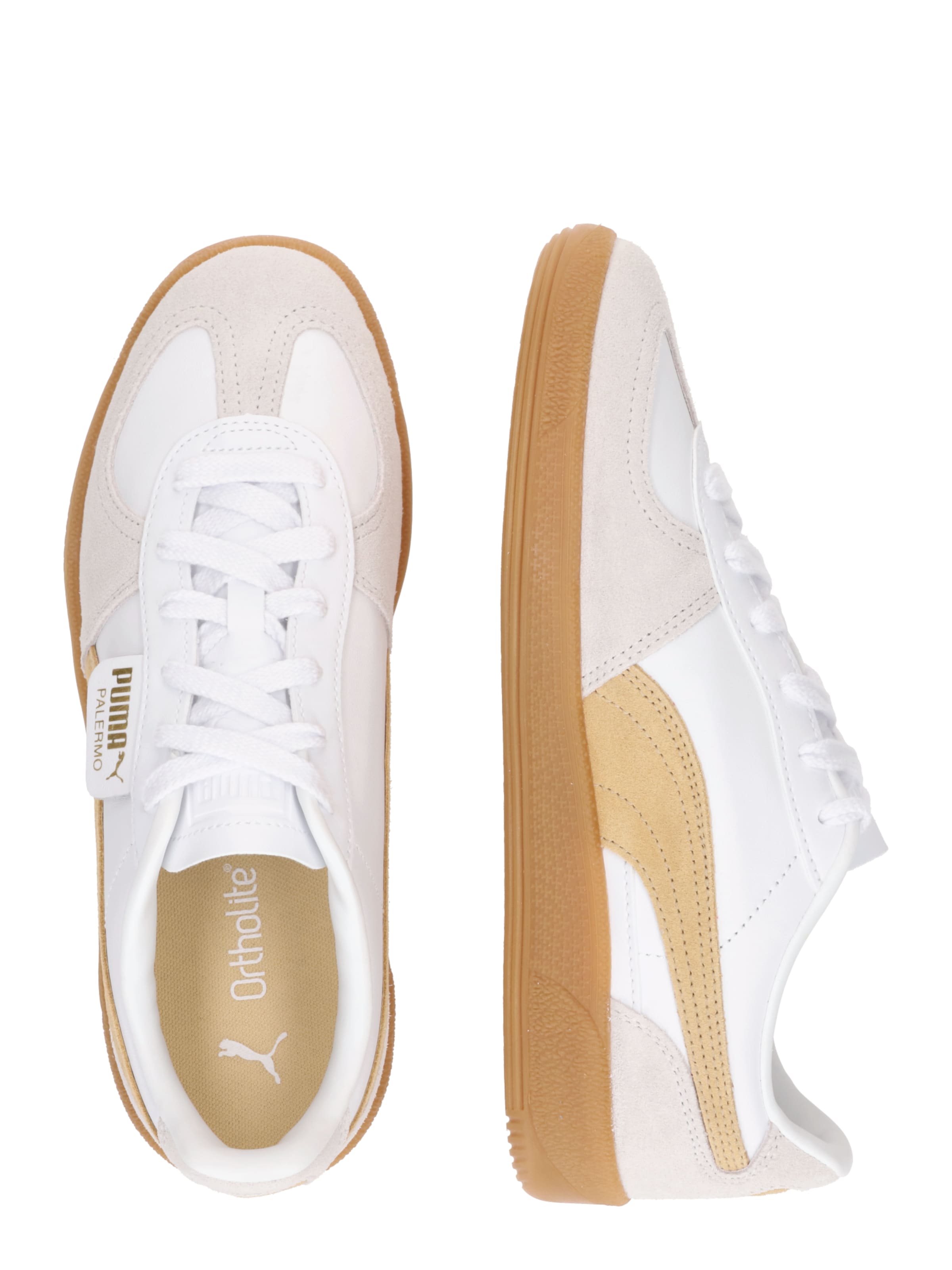 Baskets basses 'Palermo' PUMA en blanc
