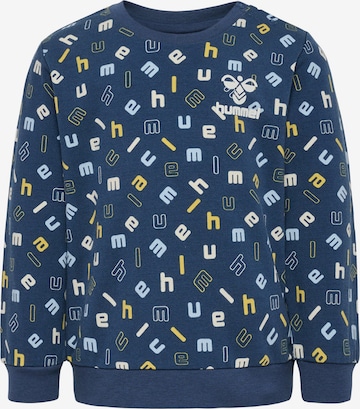 Hummel Sweatshirt in Blauw: voorkant