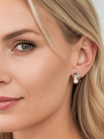 La Moda Me - Pendientes 'Fiamma' en blanco