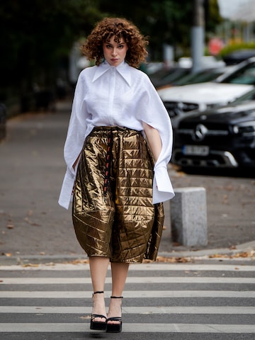 IUnique Regular Broek 'Ballonique' in Goud
