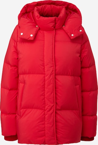 s.Oliver BLACK LABEL Winterjas in Rood: voorkant