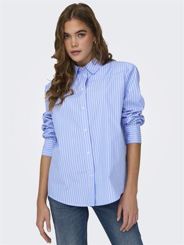 ONLY Bluse in Blau