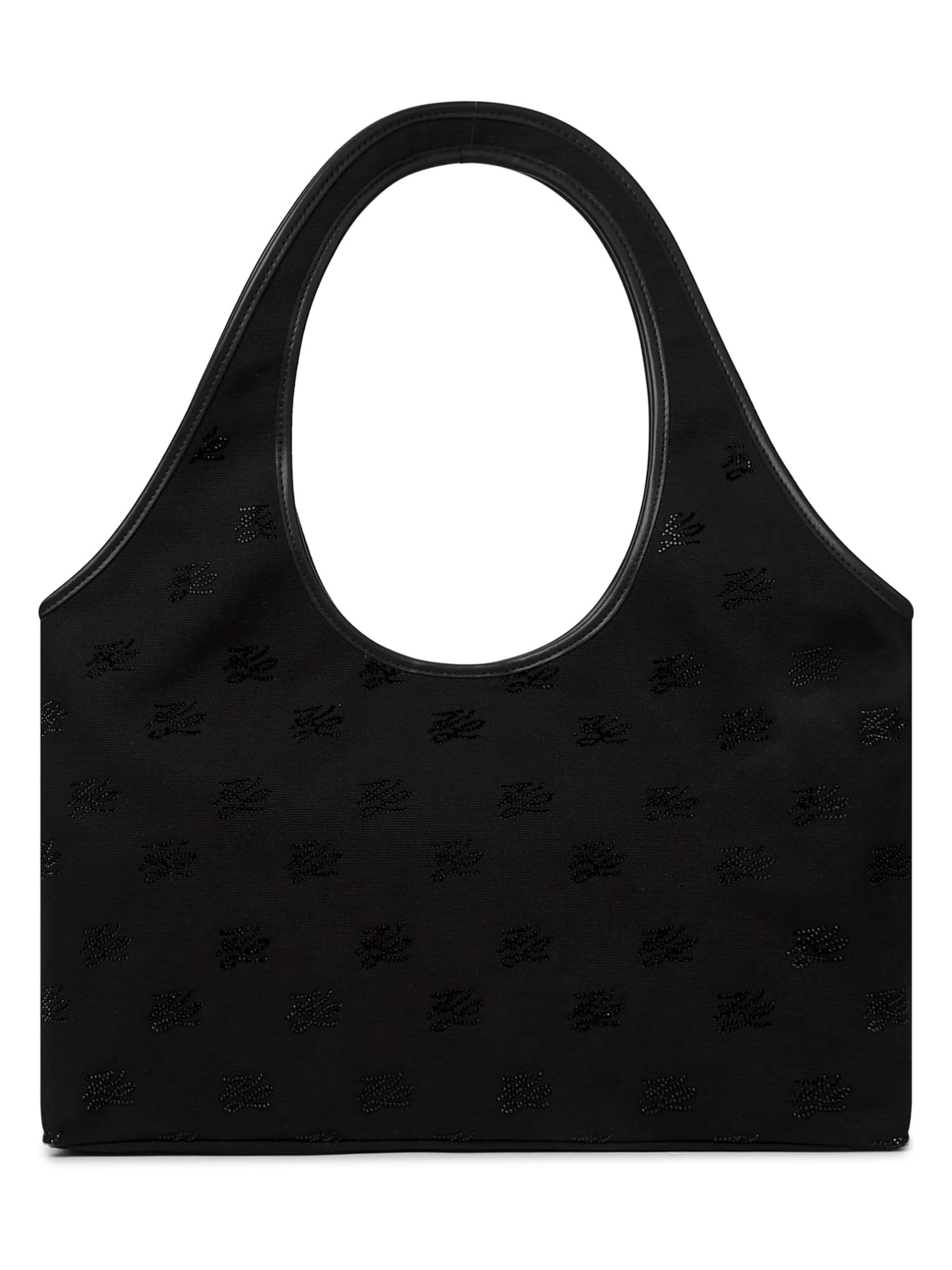 Karl Lagerfeld Shopper in Zwart: voorkant