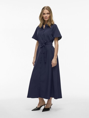 VILA Blousejurk in Blauw