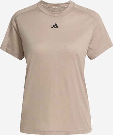 T-shirt fonctionnel 'Train Essentials' ADIDAS PERFORMANCE en marron : devant