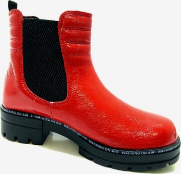 CAPRICE Chelsea Boots in Red