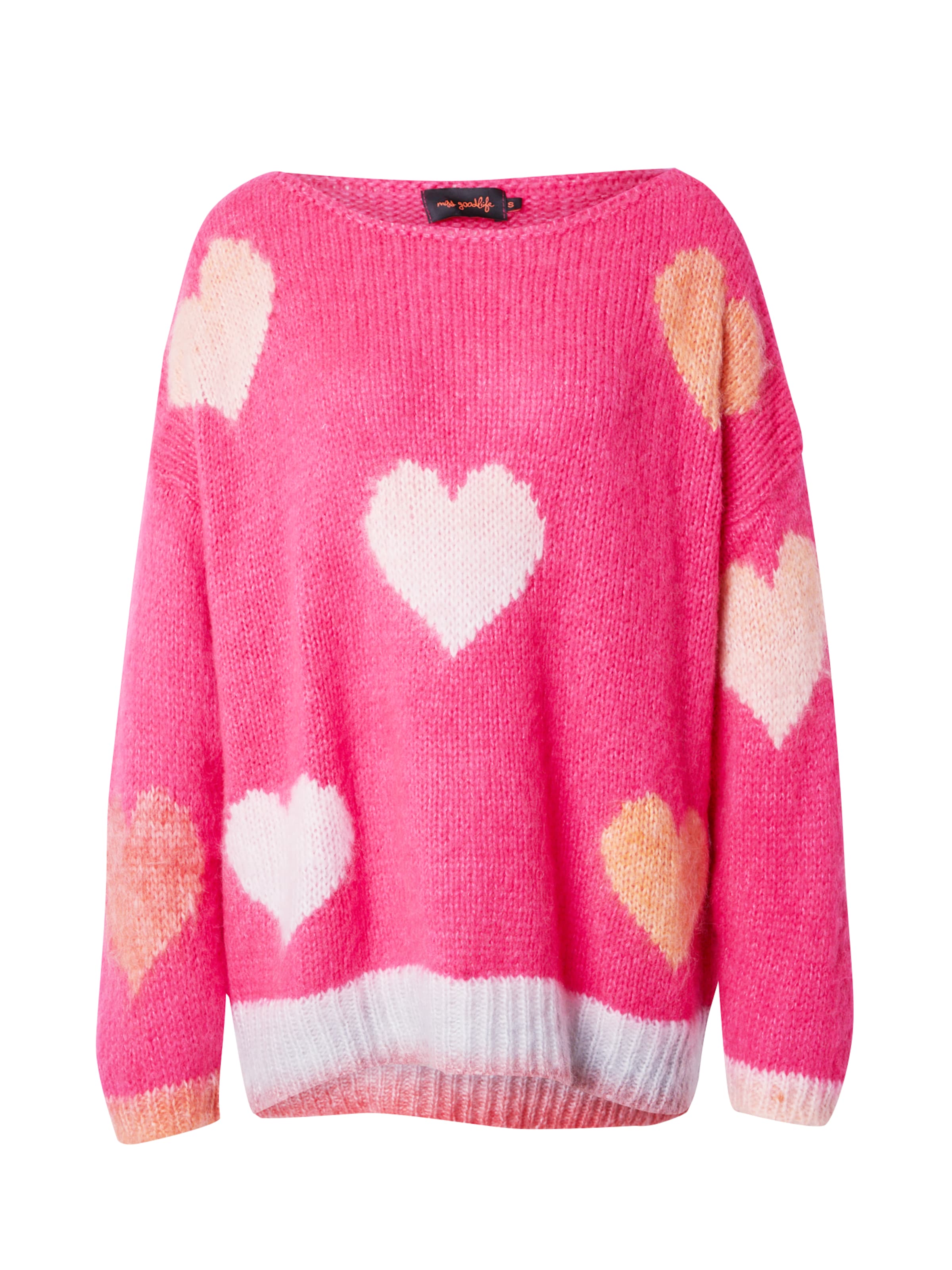 Pull-over miss goodlife en rose : devant