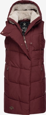 Gilet sportivo 'Pavla' di Ragwear in rosso: frontale