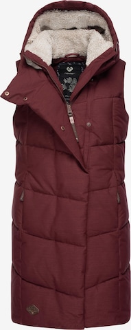 Ragwear Sportbodywarmer 'Pavla' in Rood: voorkant