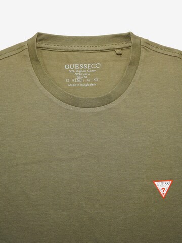 GUESS Shirt 'CN SS Core' in Grün
