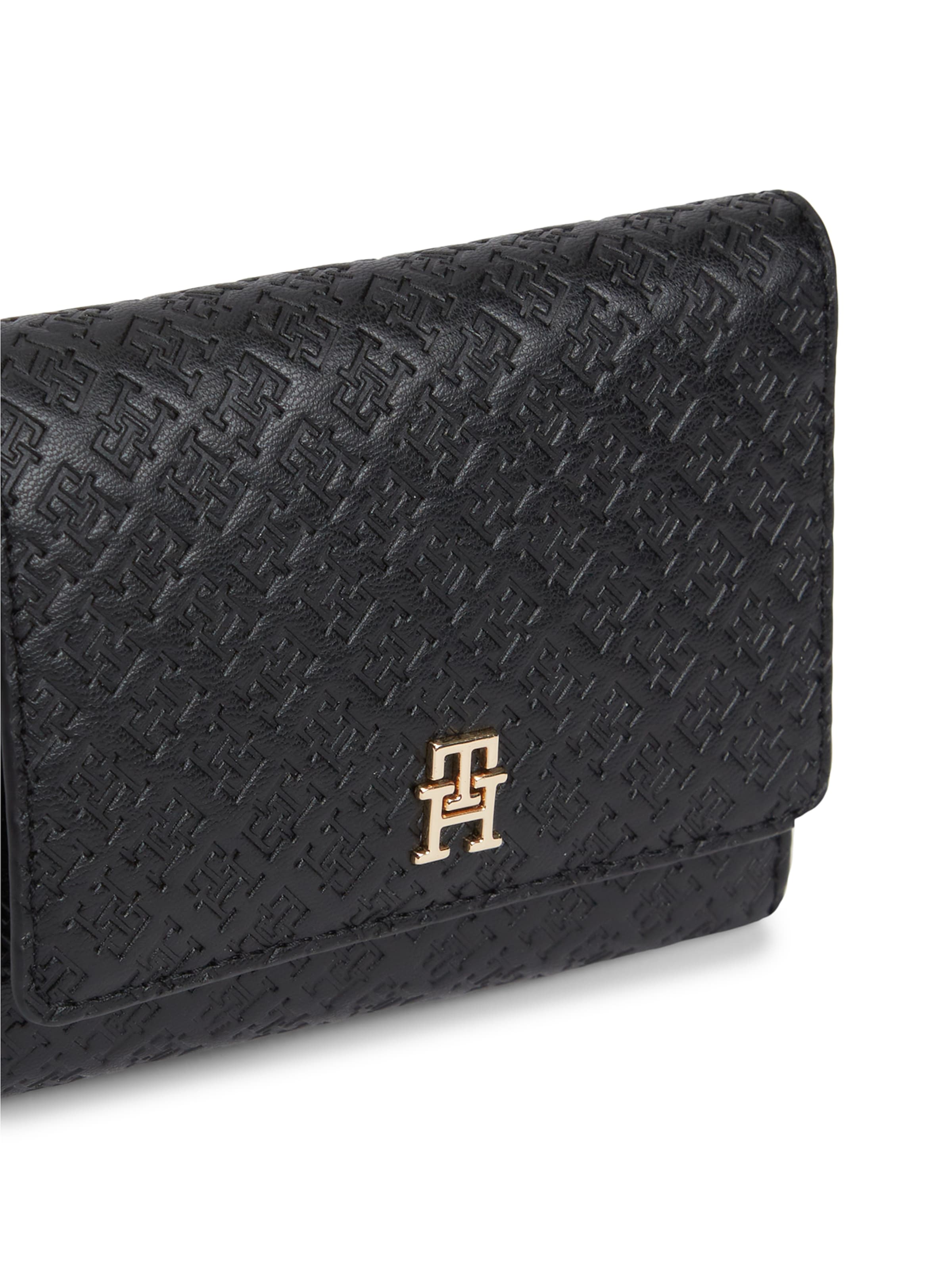 TOMMY HILFIGER Geldbörse in Schwarz