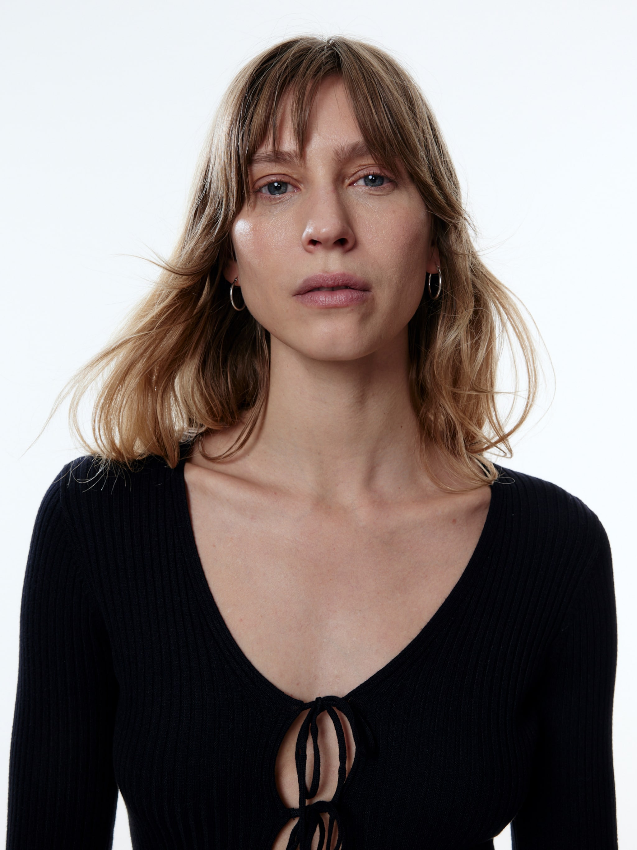 EDITED Producten Gebreid vest 'Maikai' Zwart