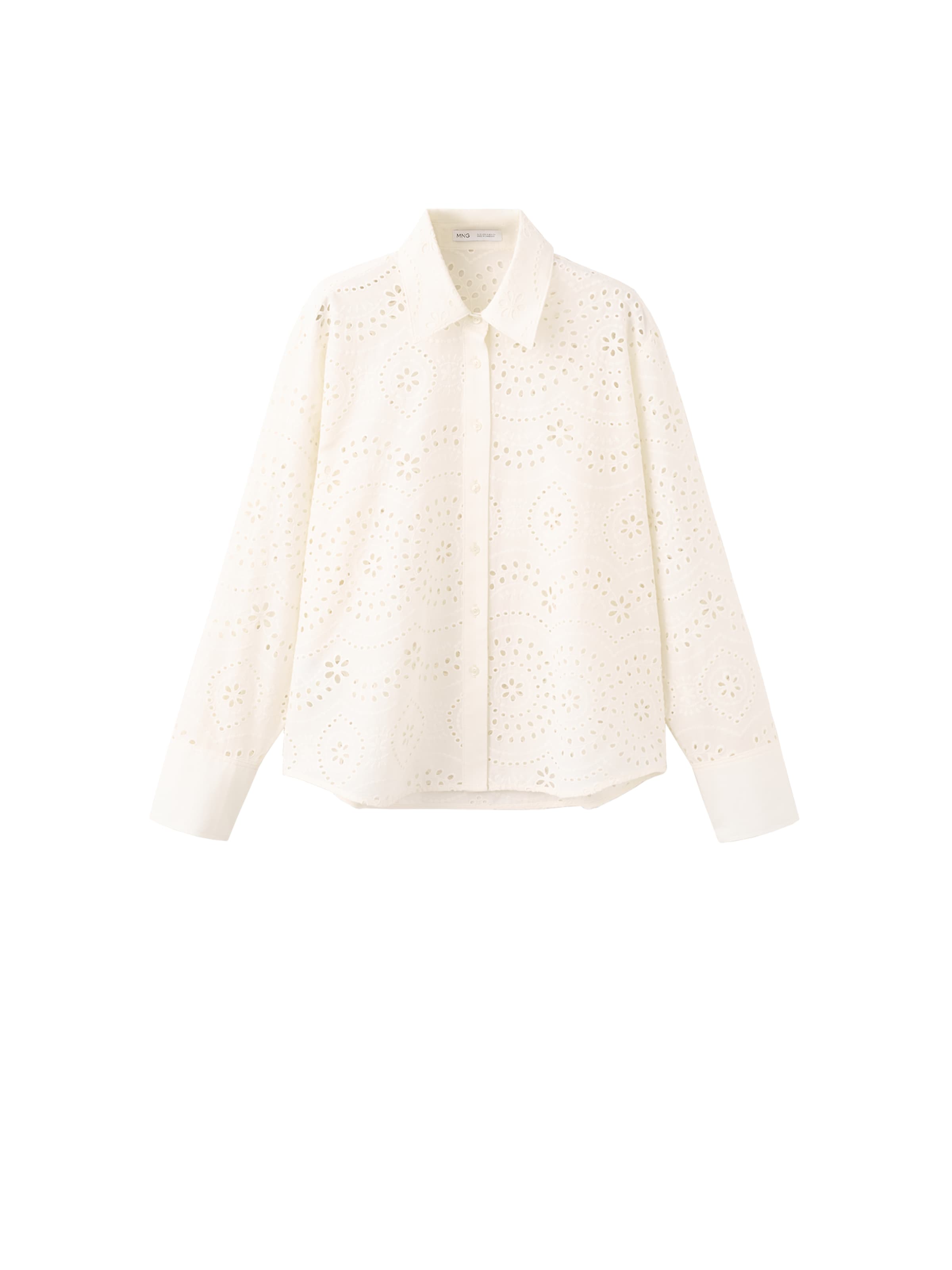 Camicia da donna 'ELEONOR' di MANGO in beige: frontale