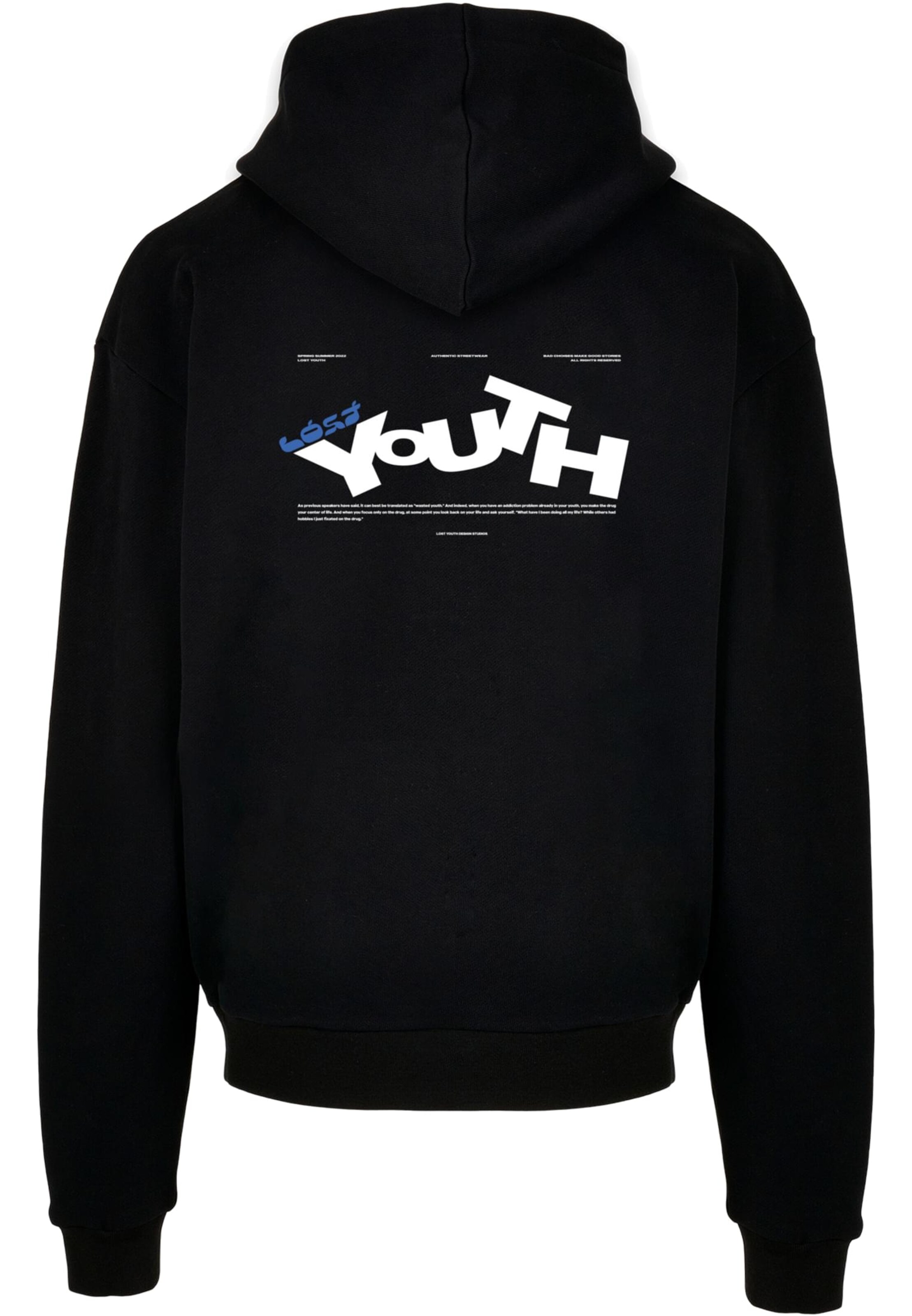 Lost Youth Sweatshirt 'Youth' in Black