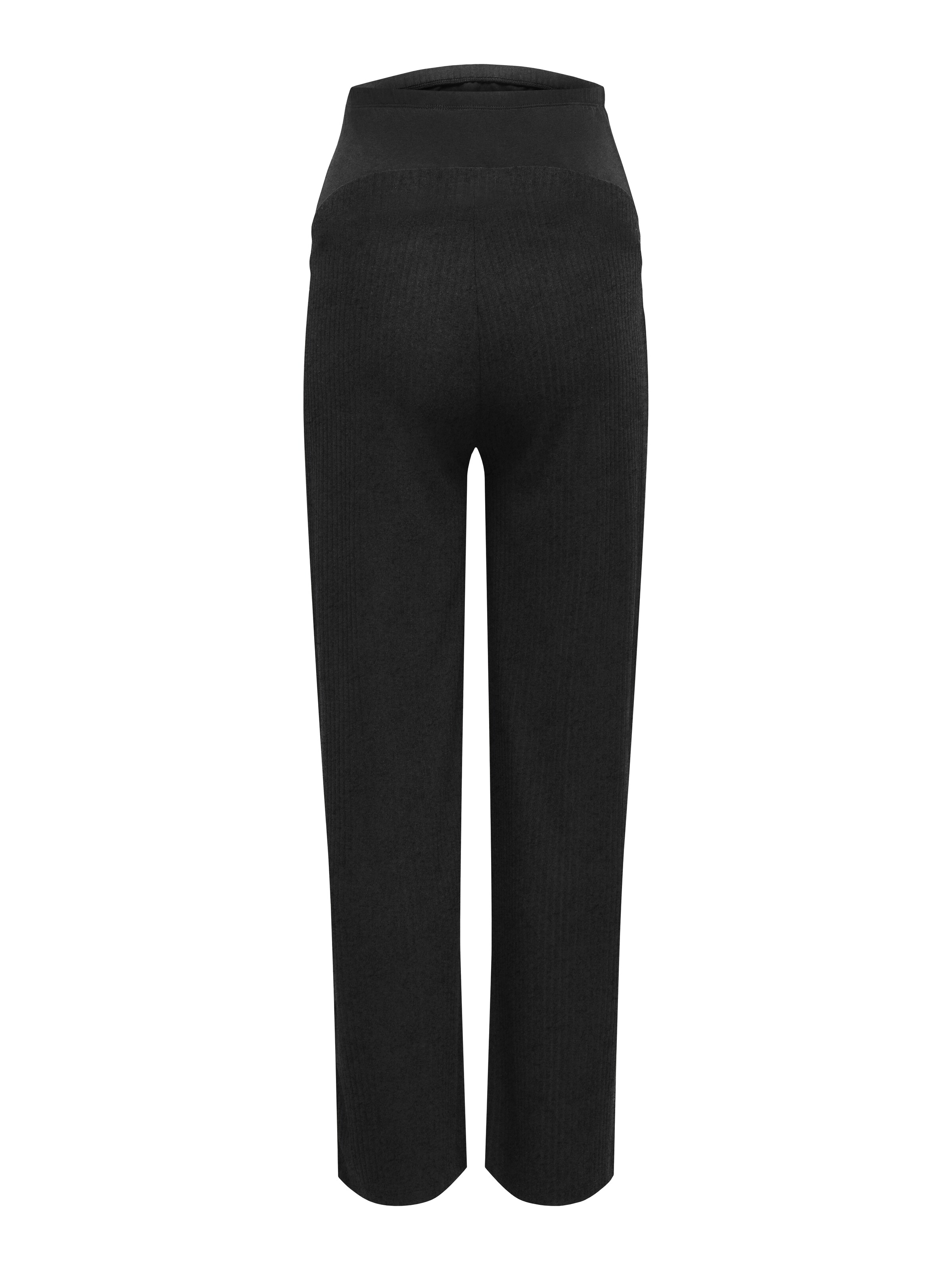 Only Maternity Loosefit Broek 'OLMMALAYA' in Zwart