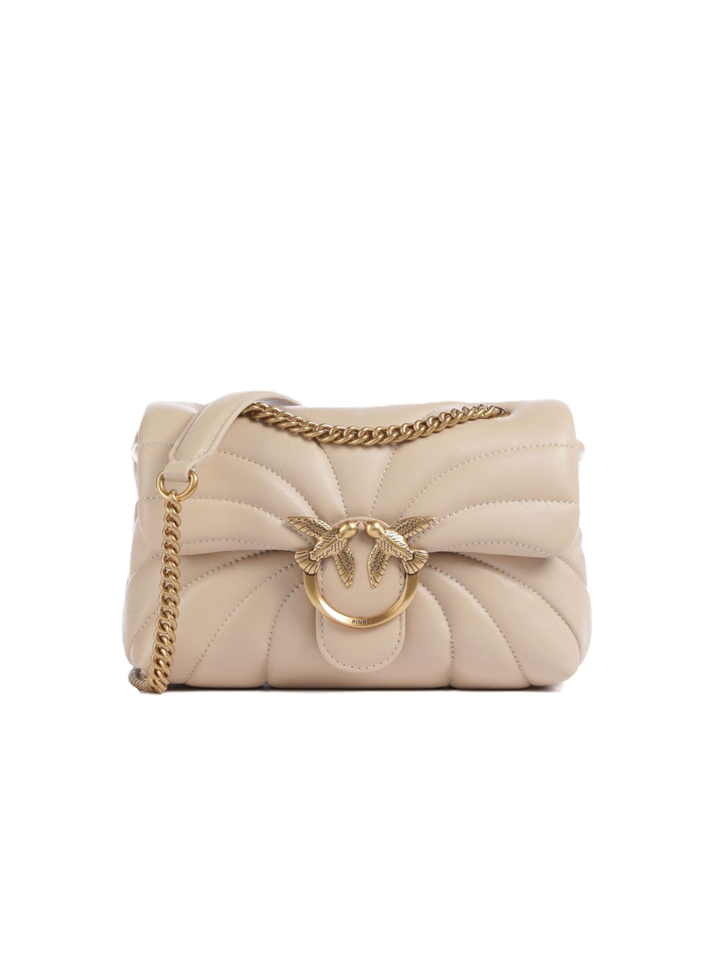 Borsa a mano '100039 A1EX' di PINKO in beige: frontale