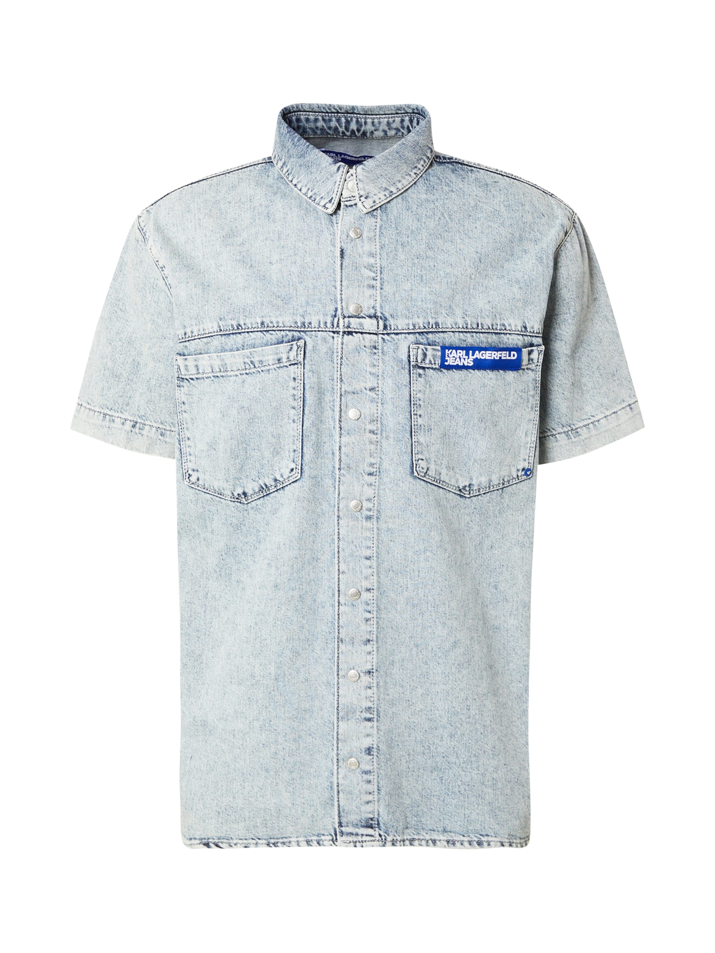 Regular fit Camicia di KARL LAGERFELD JEANS in blu: frontale