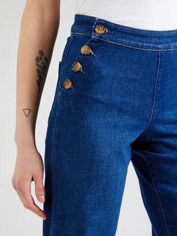 ONLY Wide leg Jeans 'MADISON' in Blauw