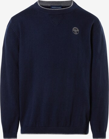 North Sails Sweater in Blue: front