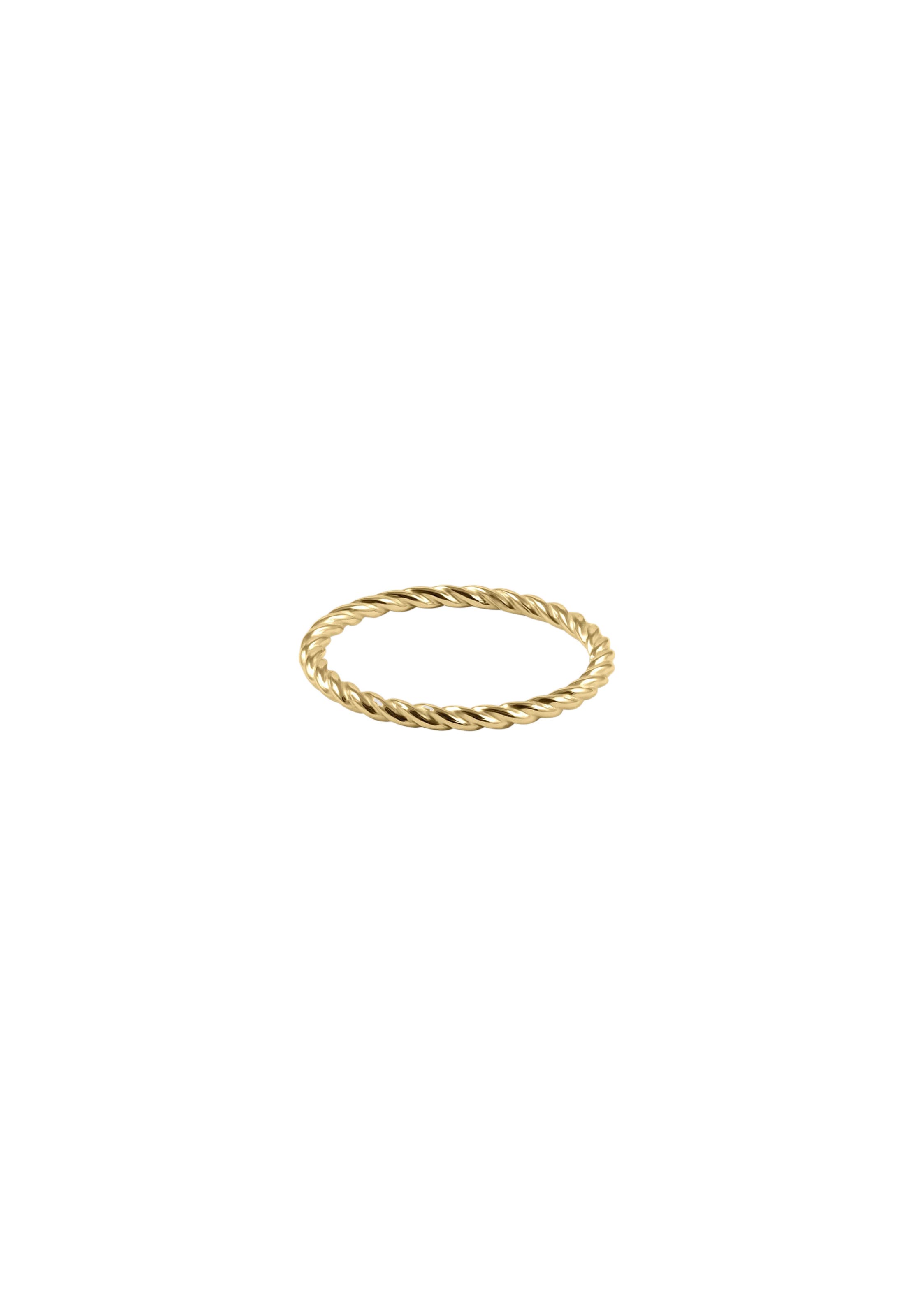 Stilnest Ring in Gold: front