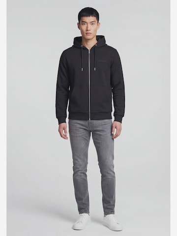 Karl Lagerfeld - Sudadera con cremallera en negro