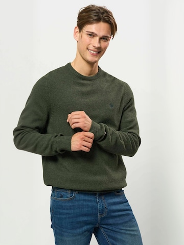 U.S. POLO ASSN. Trui ' UMKetil ' in Groen: voorkant
