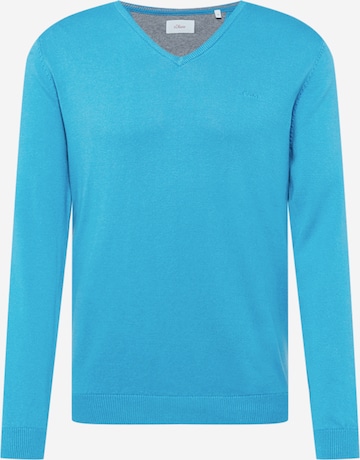 Pull-over s.Oliver en bleu : devant