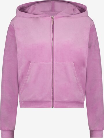 Hunkemöller Zip-Up Hoodie in Pink: front