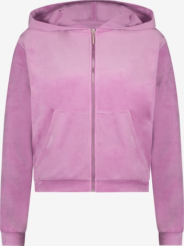 Hunkemöller Zip-Up Hoodie in Pink: front