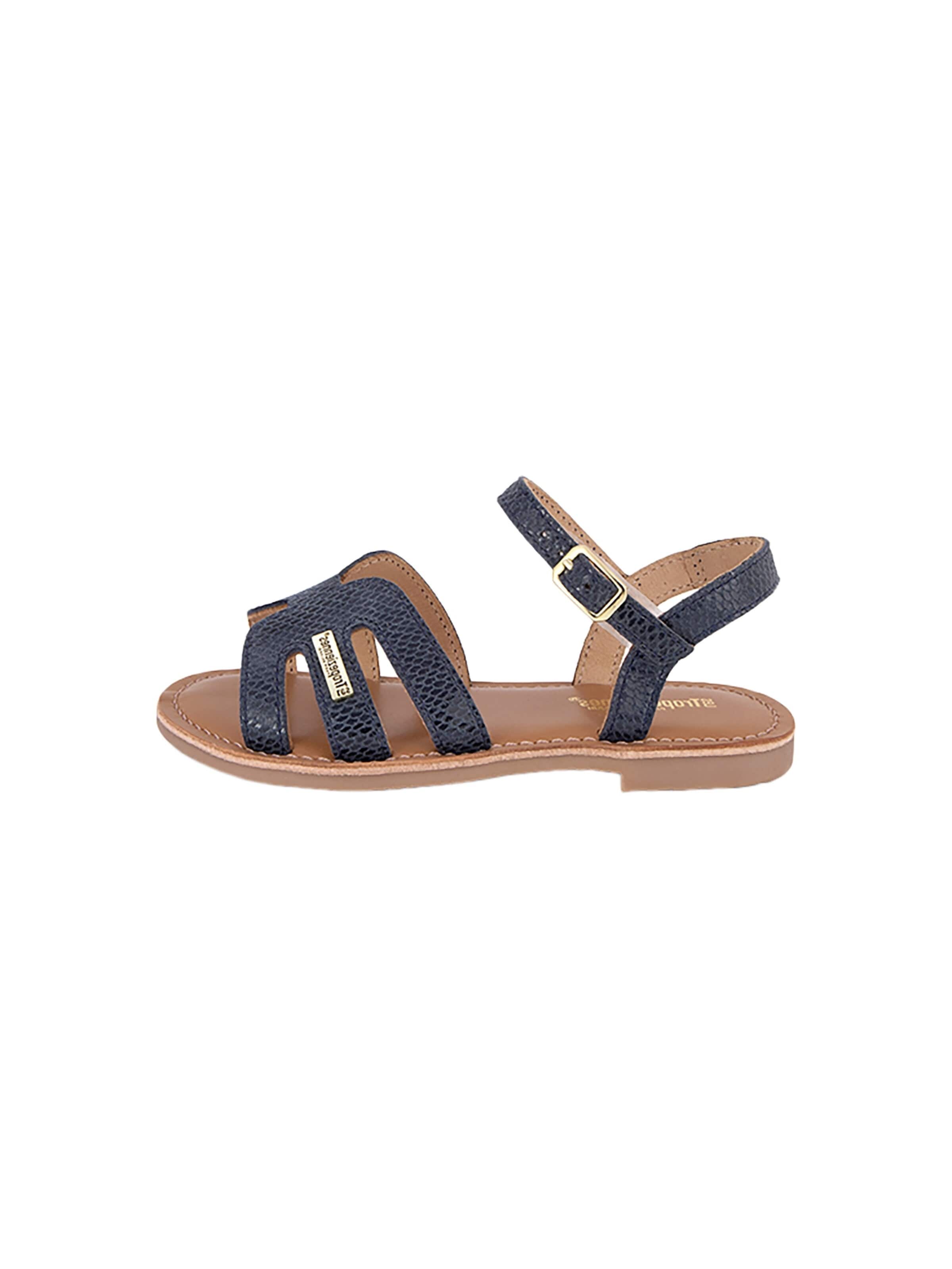 Sandales 'Ledersandalen für Kinder von Belarbi Bamia' Les Tropéziennes en bleu : devant