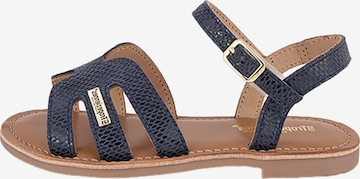 Sandales 'Ledersandalen für Kinder von Belarbi Bamia' Les Tropéziennes en bleu : devant