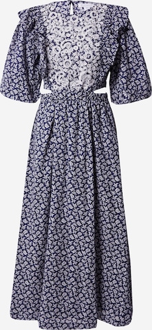 Robe Warehouse en bleu : devant