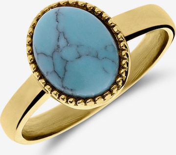 Lucardi Ring in Gold: Vorderseite