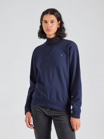 Sweat-shirt 'Nifous' G-STAR en bleu : devant