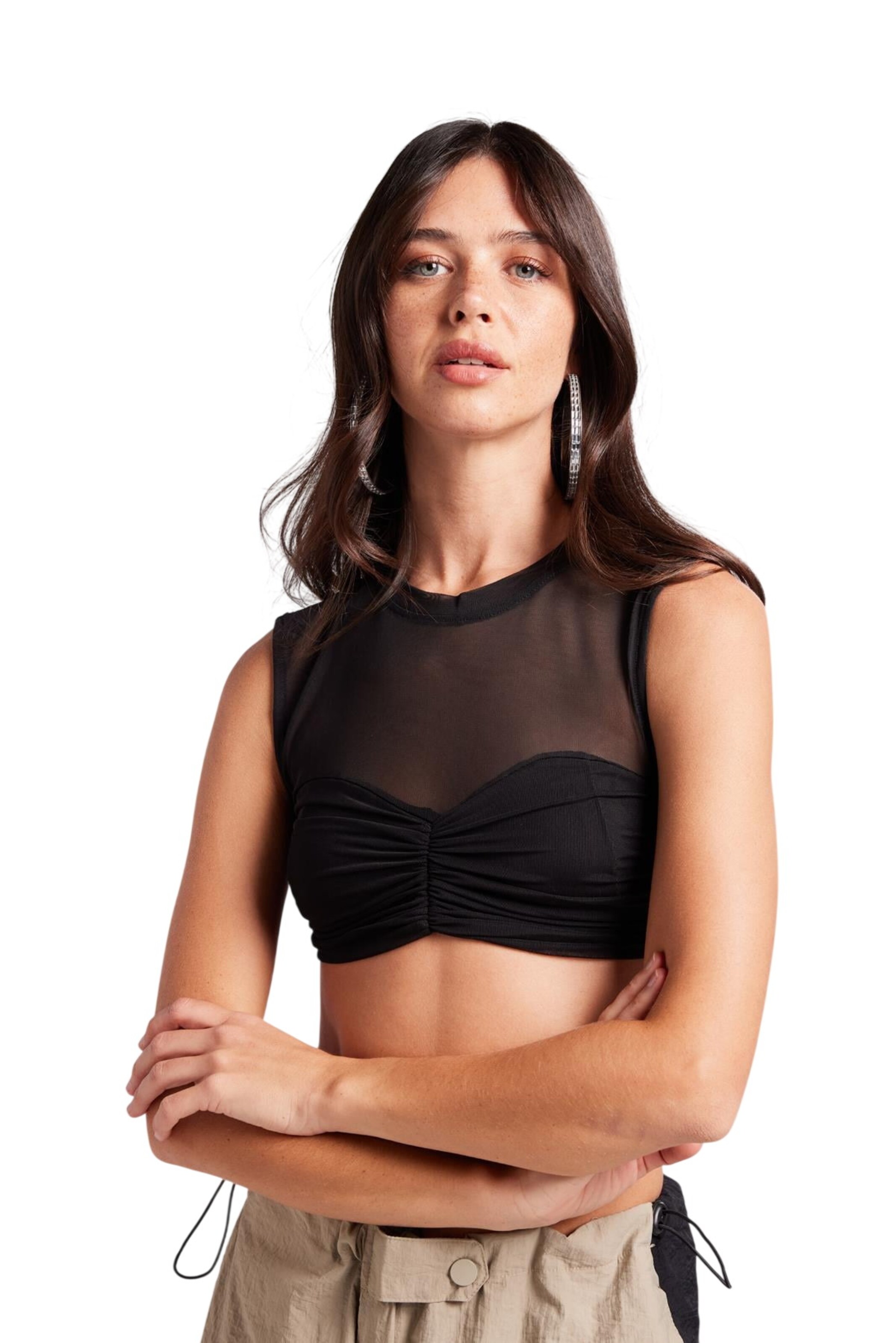 HOLLY LOLLY Top in Schwarz