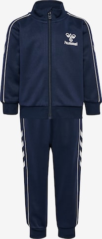 Hummel Træningsdragt i blå: forside