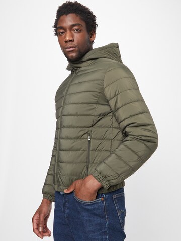 ABOUT YOU Between-Season Jacket 'Luan' in Green: front