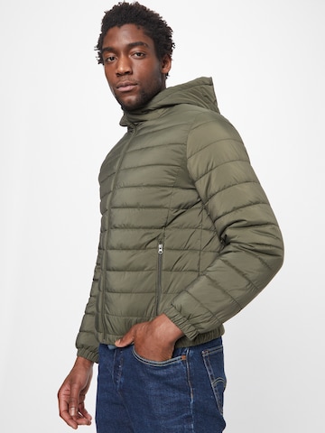 ABOUT YOU Between-Season Jacket 'Luan' in Green: front