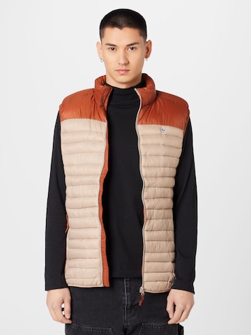 BLEND Vest in Brown: front